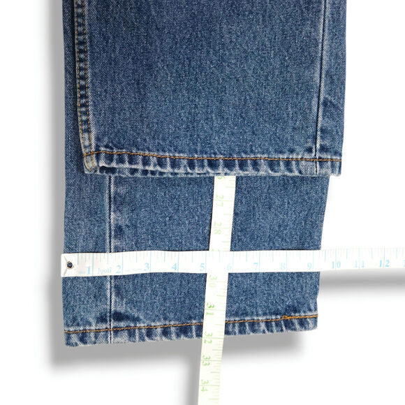 Levi’s 505 Regular Fit Straight Leg Jeans W40 L32 Dark Stonewash Zip Fly VTG Y2K - Picture 11 of 12